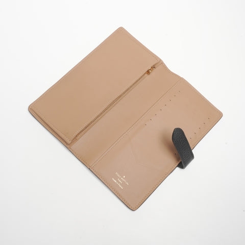 LOUIS VUITTON LV vertical wallet Purse black WS24383