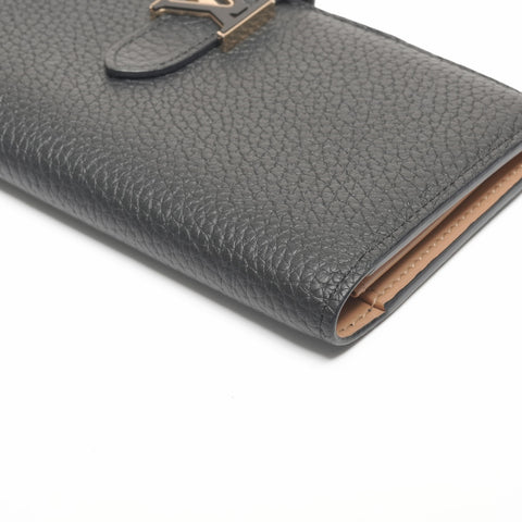 LOUIS VUITTON LV vertical wallet Purse black WS24383