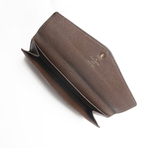 LOUIS VUITTON 2014 Monogram Portefeuille Curieuse Purse Brown WS24384