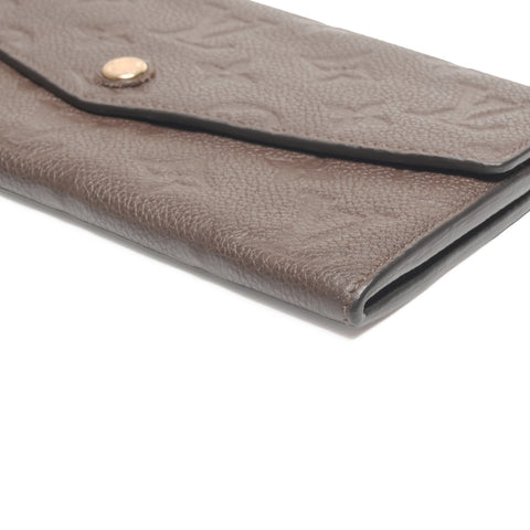 LOUIS VUITTON 2014 Monogram Portefeuille Curieuse Purse Brown WS24384