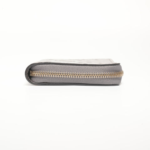 LOUIS VUITTON 2020 Zip Around Purse Vernis Coin case Silver WS24386