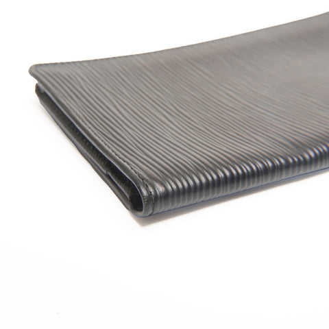 LOUIS VUITTON 2003 Epi Porto Cartes Credit Purse black WS24388