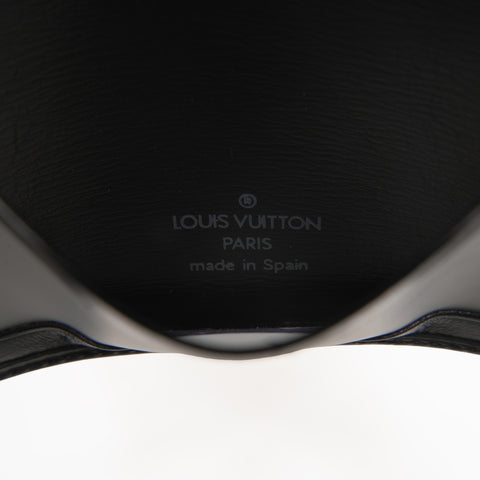 LOUIS VUITTON 1992 Epi Porto 2 Cult Vertical Card Case black WS24389