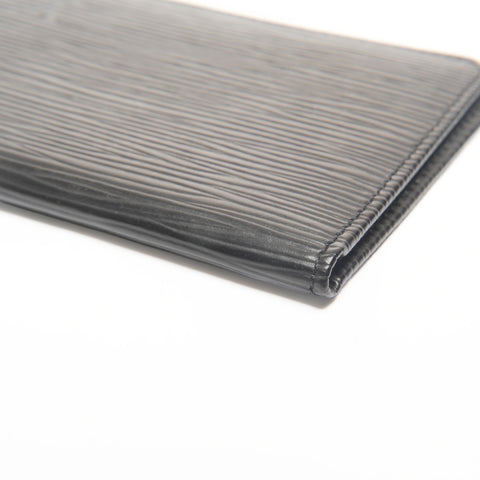 LOUIS VUITTON 1992 Epi Porto 2 Cult Vertical Card Case black WS24389