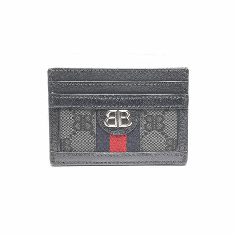 BALENCIAGA ×GUCCI Gucci Hacker Card Case black WS24394