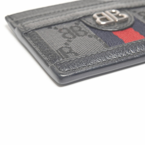BALENCIAGA ×GUCCI Gucci Hacker Card Case black WS24394