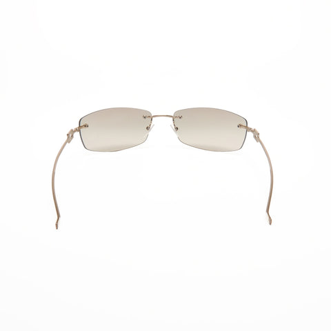 GUCCI Rimless sunglasses Brown WS24395