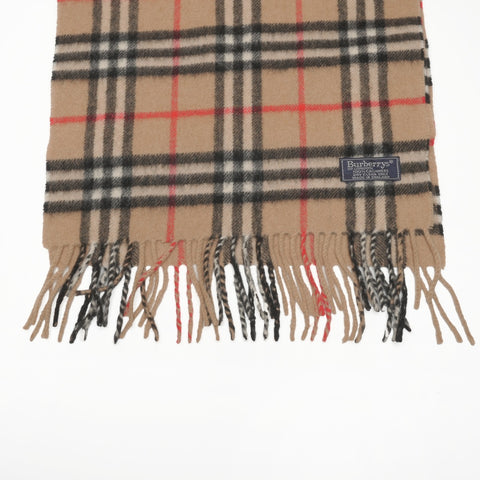 BURBERRY cashmere check Scarf beige WS24398