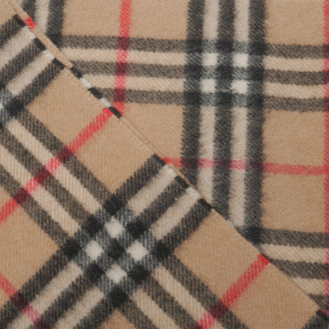 BURBERRY cashmere check Scarf beige WS24398