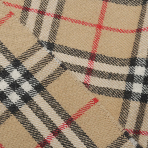 BURBERRY Wool check Scarf beige WS24399