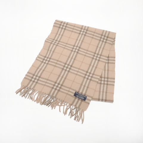 BURBERRY Wool check Scarf beige WS24400