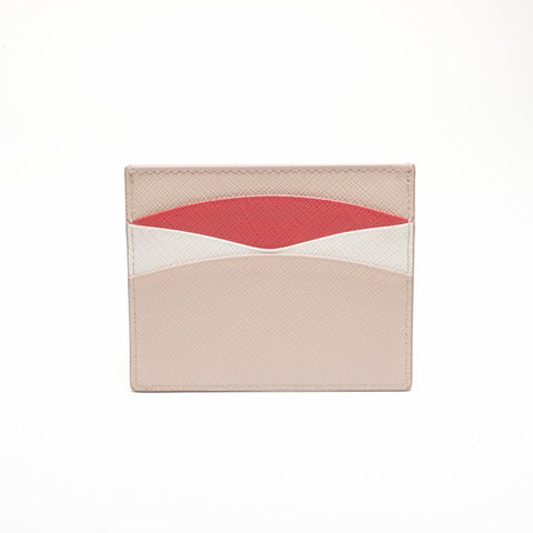 PRADA leather Card Case pink WS24405