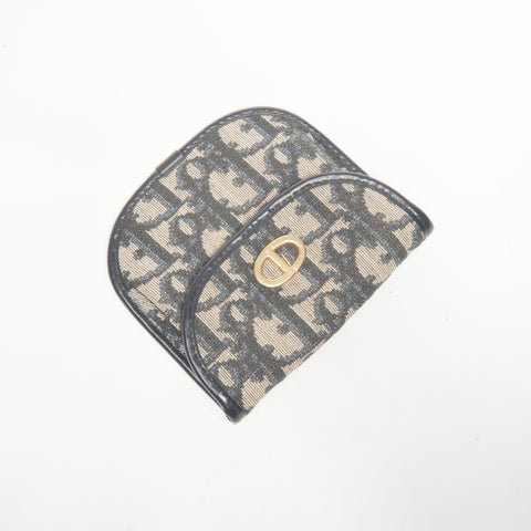 Christian Dior Trotter Canvas Coin Case Coin case canvas Navy WS24409