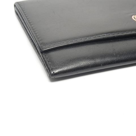 CARTIER leather Coin case black WS24411