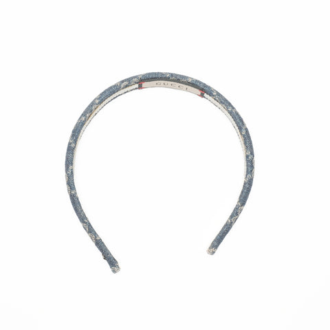GUCCI GG denim headband hair accessory Navy WS24412
