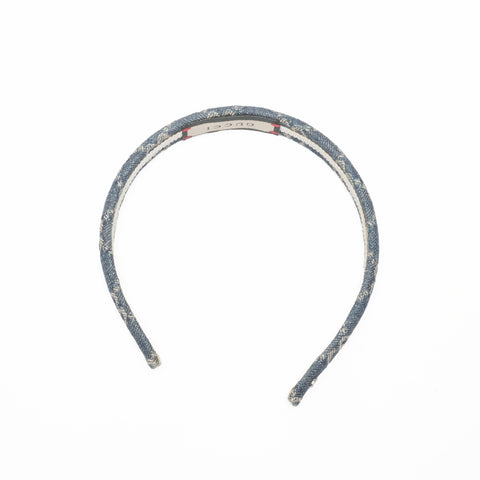 GUCCI GG denim headband hair accessory Navy WS24412
