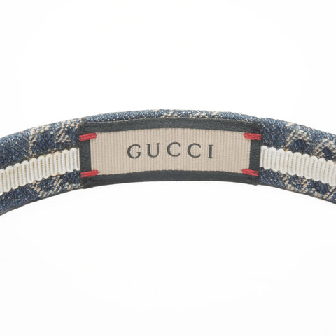 GUCCI GG denim headband hair accessory Navy WS24412