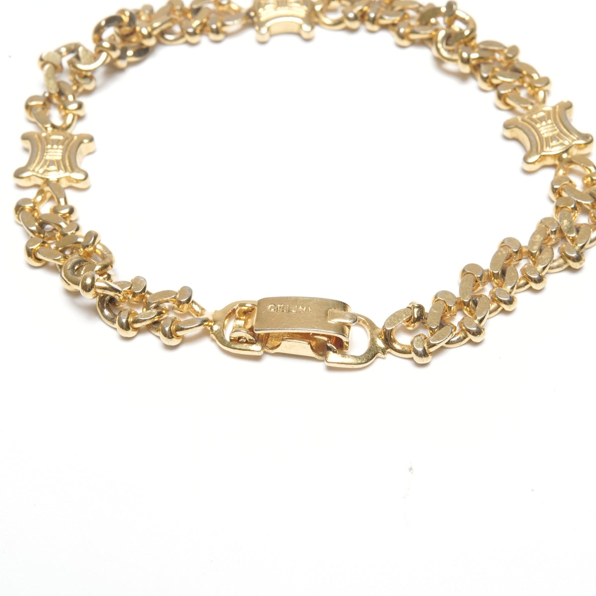 CELINE Triomphe bracelet gold WS24416 – NUIR VINTAGE