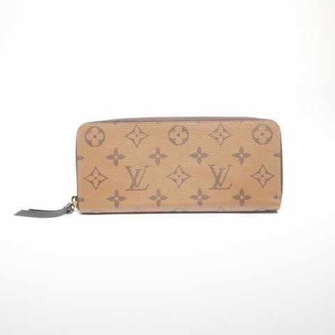 LOUIS VUITTON Portefeuille Clemence Purse Brown WS24417