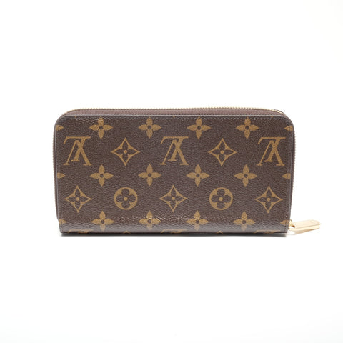 LOUIS VUITTON Zippy Wallet Monogram Rose Ballerine Purse Brown WS24419
