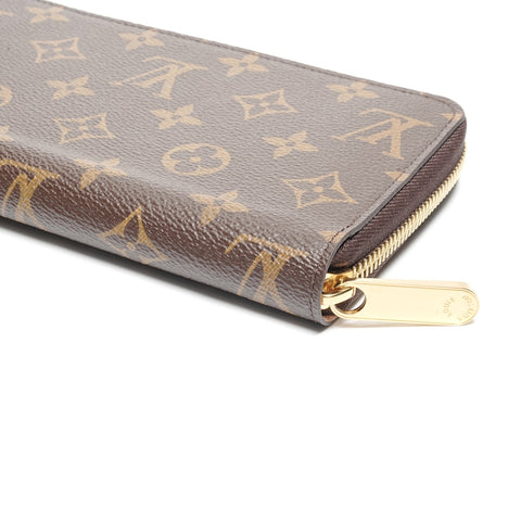 LOUIS VUITTON Zippy Wallet Monogram Rose Ballerine Purse Brown WS24419