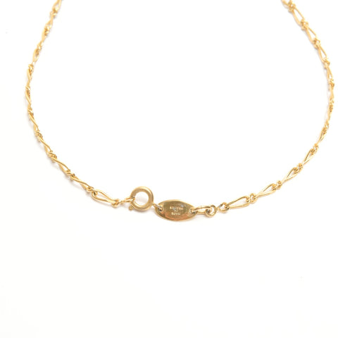 CHANEL 1982 COCO Mark Round Necklace gold WS24421
