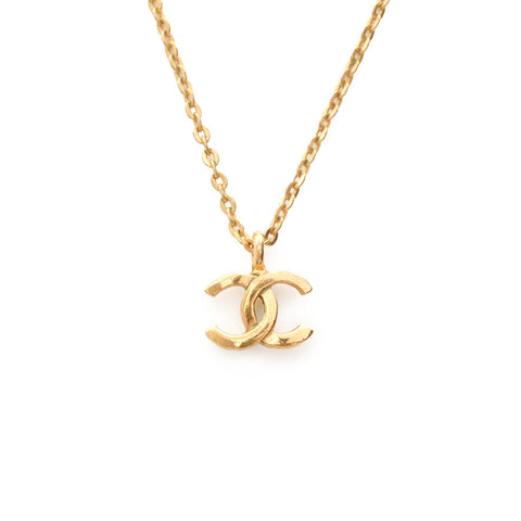 CHANEL 1982 COCO Mark Necklace gold WS24422