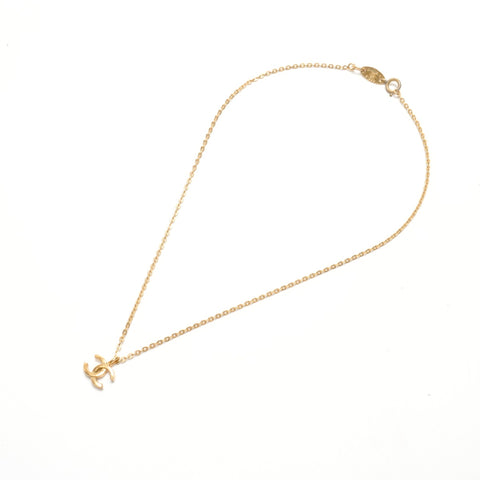 CHANEL 1982 COCO Mark Necklace gold WS24422