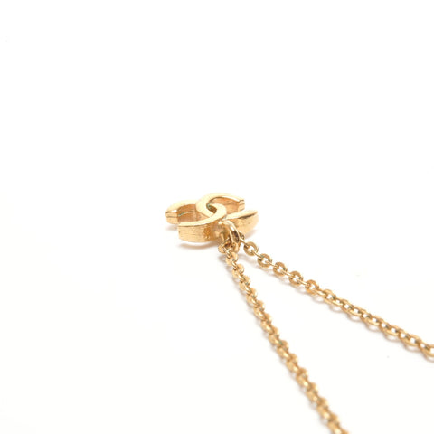 CHANEL 1982 COCO Mark Necklace gold WS24422