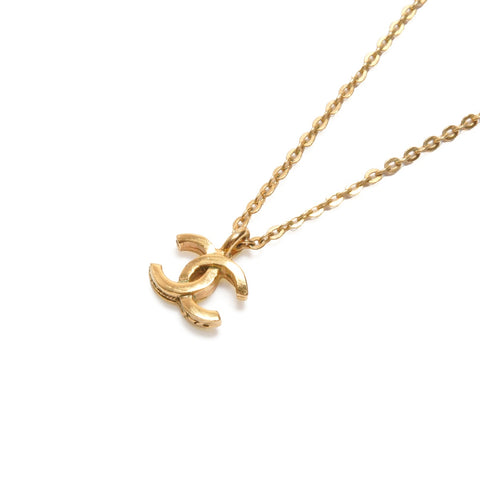 CHANEL 1982 COCO Mark Necklace gold WS24422