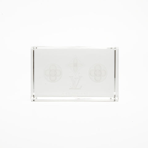 LOUIS VUITTON Randy Crystal Paperweight Other accessories clear WS24432