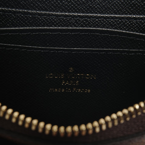 LOUIS VUITTON Monogram Giant Zip Around Purse Coin case Brown WS24438