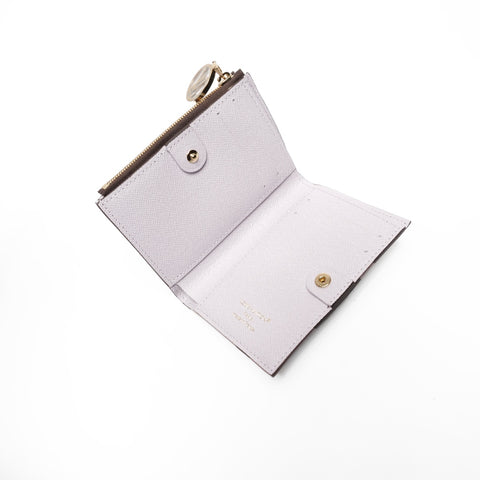 LOUIS VUITTON Monogram Misty Lilac Portefeuille Lisa Purple Bifold Wallet Brown WS24439