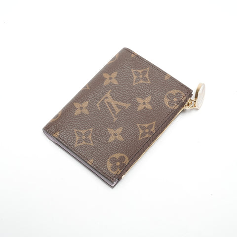 LOUIS VUITTON Monogram Misty Lilac Portefeuille Lisa Purple Bifold Wallet Brown WS24439