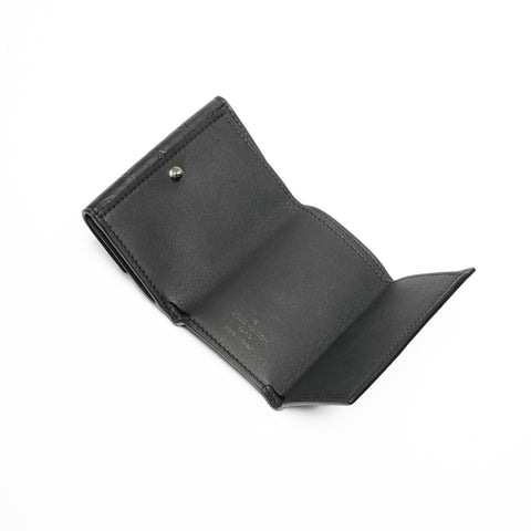 LOUIS VUITTON Monogram Discovery Compact Wallet Tri-fold wallet black WS24444