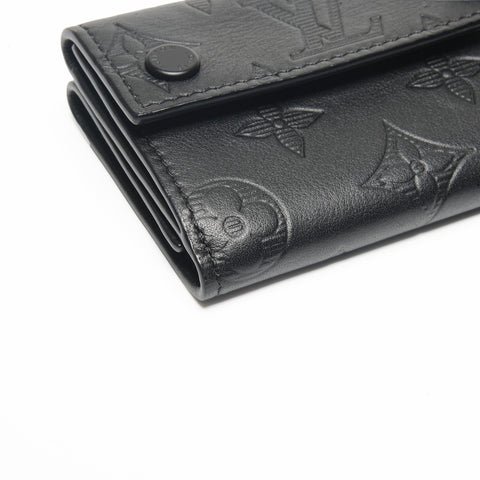 LOUIS VUITTON Monogram Discovery Compact Wallet Tri-fold wallet black WS24444