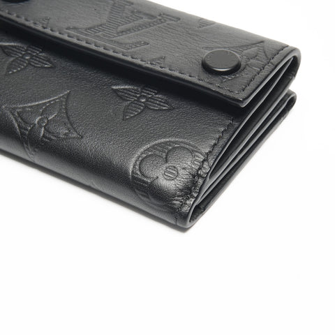 LOUIS VUITTON Monogram Discovery Compact Wallet Tri-fold wallet black WS24444