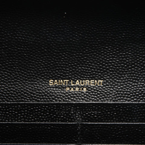 YVES SAINT LAURENT Cassandra Leather Purse black WS24453