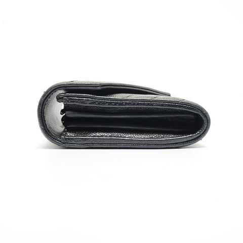 YVES SAINT LAURENT Cassandra Leather Purse black WS24453