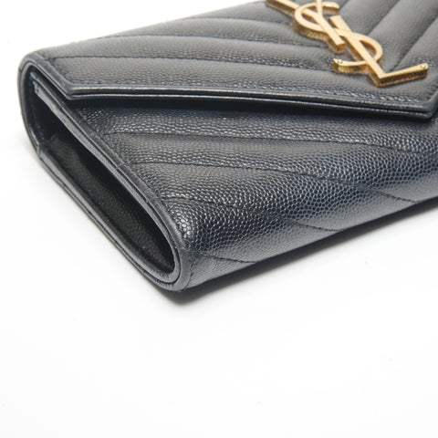 YVES SAINT LAURENT Cassandra Leather Purse black WS24453