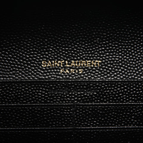 YVES SAINT LAURENT Cassandra Leather Purse black WS24454