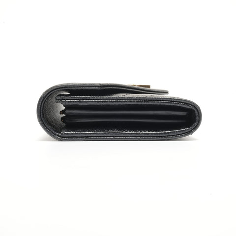 YVES SAINT LAURENT Cassandra Leather Purse black WS24454