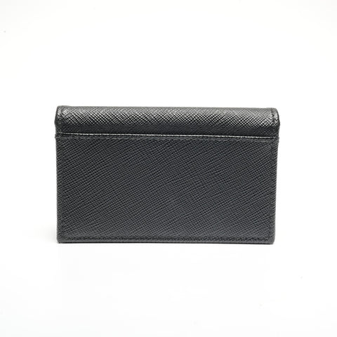 PRADA leather logo Card Case black WS24456
