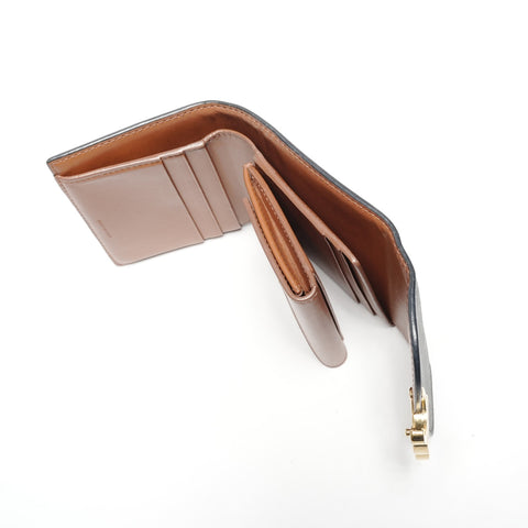 CELINE PVC Macadam Triomphe Tri-fold wallet Brown WS24460