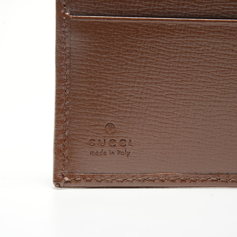 GUCCI GG Supreme PVC Bifold Wallet beige WS24461