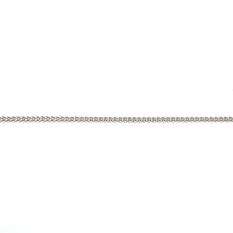 CHANEL C11 V 2011 COCO Mark Crystal Flower Necklace Silver WS24463