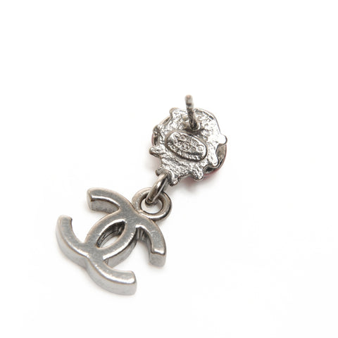 CHANEL 03 P 2003 COCO Mark Ladybug Pierce Silver WS24466