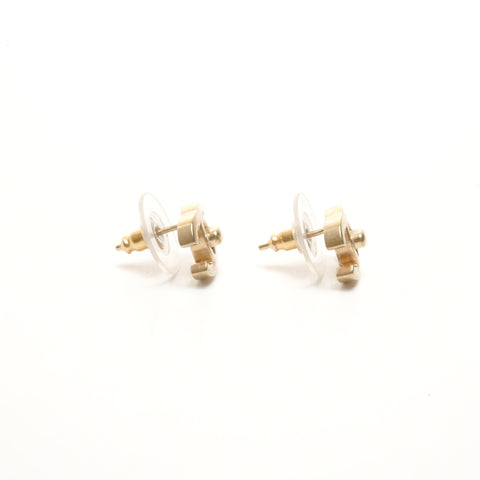CHANEL 10 A 2010 COCO Mark Turn Lock Pierce gold WS24467