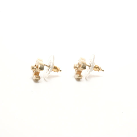 CHANEL 10 A 2010 COCO Mark Turn Lock Pierce gold WS24467