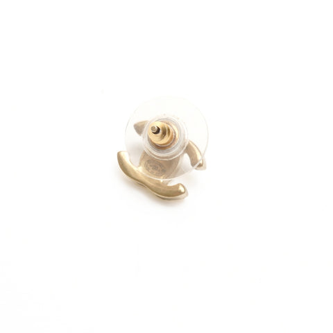 CHANEL 10 A 2010 COCO Mark Turn Lock Pierce gold WS24467